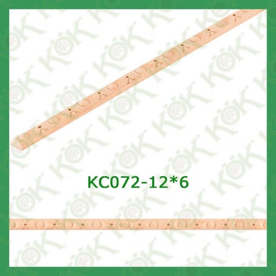 KC072-12*6 Резбован буков профил