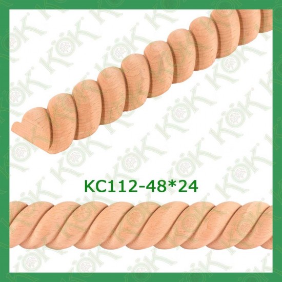 KC112-48*24 Резбован буков профил