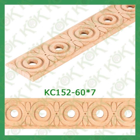 KC152-60*7 Резбован буков профил