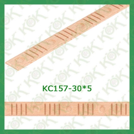 KC157-30*5 Резбован буков профил