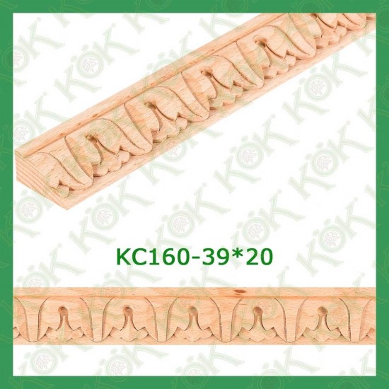 KC160-39*20 Резбован буков профил
