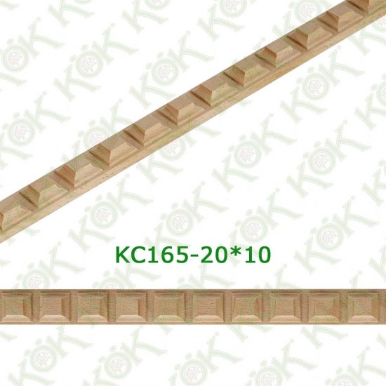 KC165-20*10 Резбован буков профил