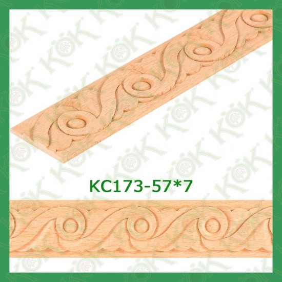 KC173-57*7 Резбован буков профил