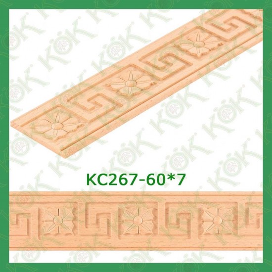 KC267-60*7 Резбован буков профил