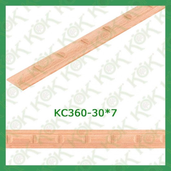 KC360-30*7 Резбован буков профил