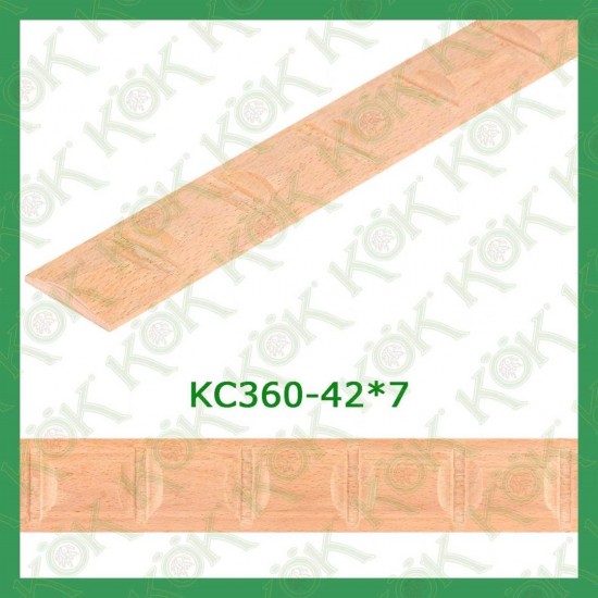 KC360-42*7 Резбован буков профил