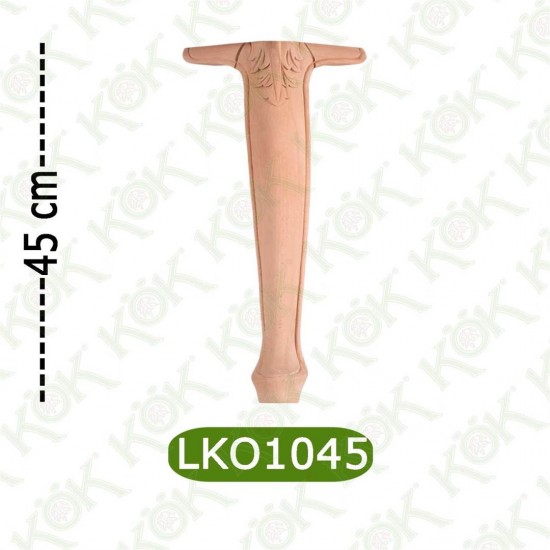 LKO 1045 Резбован крак със захват  10*10*45