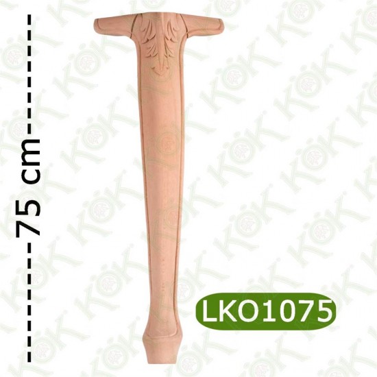 LKO 1075 Резбован крак със захват   10*10*75