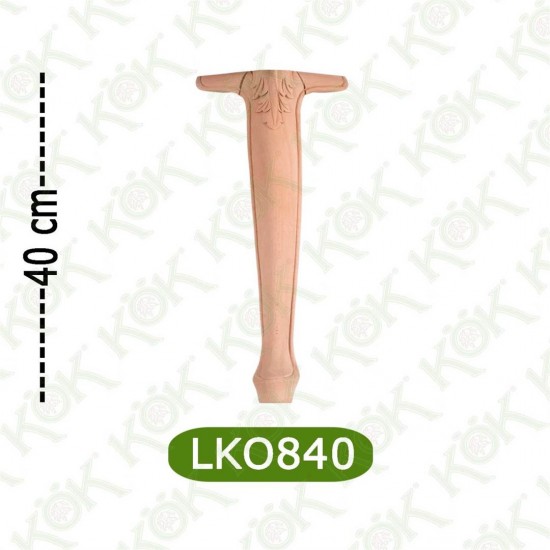 LKO 840  Резбован крак със захват 8*8*40