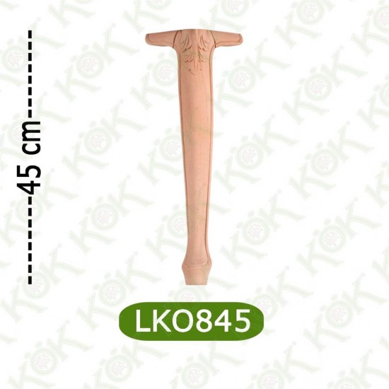 LKO 845 Резбован крак със захват  8*8*45