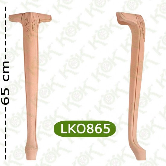 LKO 865 Издълбано краче с уши Lukens 8*8*65