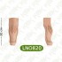 LNO 820 Резбован дървен крак 8*8*20