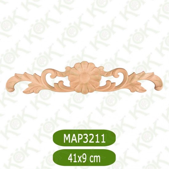 MAP-3211-41-9 Декоративна дървена надлепка