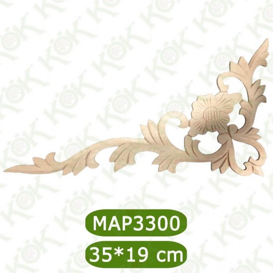 MAP-3300 Декоративна дървена надлепка
