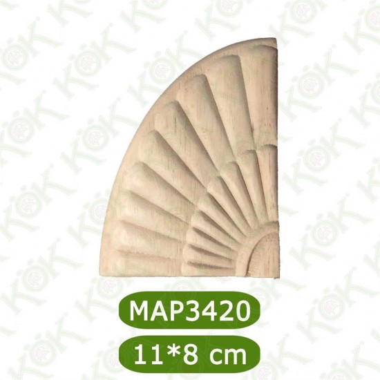 MAP-3420 Декоративна дървена надлепка