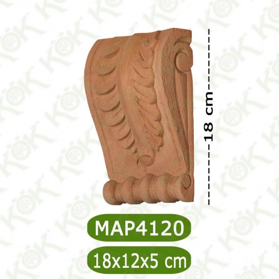 MAP-4120-Дървена опора (ръка отстрани)