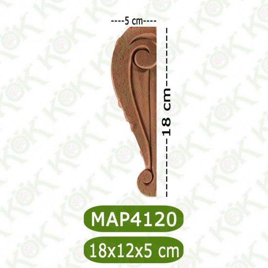 MAP-4120-Дървена опора (ръка отстрани)