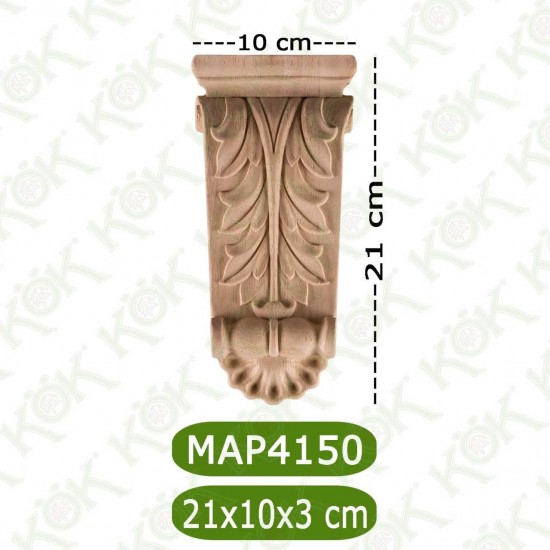 MAP-4150-РЕЗБОВАН ЪГЛОВ ОРНАМЕНТ (КАПИТЕЛ)