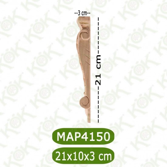 MAP-4150-РЕЗБОВАН ЪГЛОВ ОРНАМЕНТ (КАПИТЕЛ)