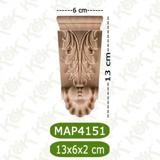 MAP-4151-РЕЗБОВАН ЪГЛОВ ОРНАМЕНТ (КАПИТЕЛ)