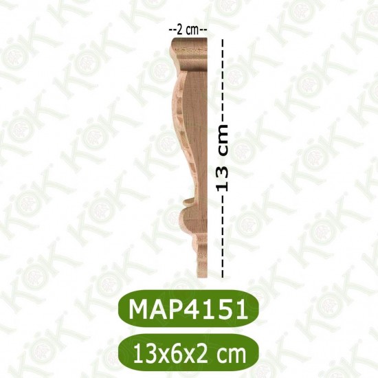 MAP-4151-РЕЗБОВАН ЪГЛОВ ОРНАМЕНТ (КАПИТЕЛ)
