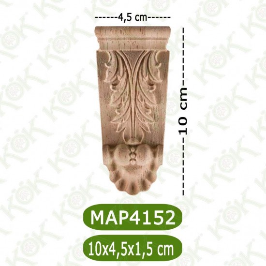 MAP-4152-РЕЗБОВАН ЪГЛОВ ОРНАМЕНТ (КАПИТЕЛ)