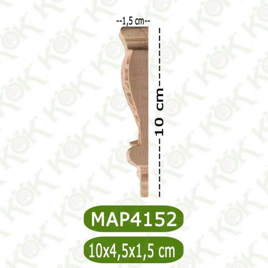 MAP-4152-РЕЗБОВАН ЪГЛОВ ОРНАМЕНТ (КАПИТЕЛ)