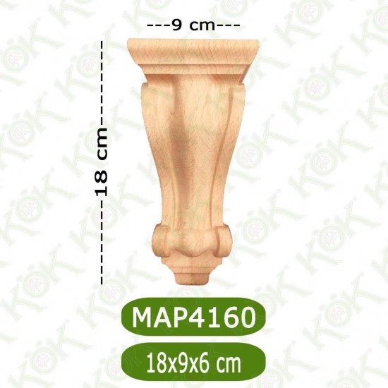 MAP-4160-РЕЗБОВАН ЪГЛОВ ОРНАМЕНТ (КАПИТЕЛ)
