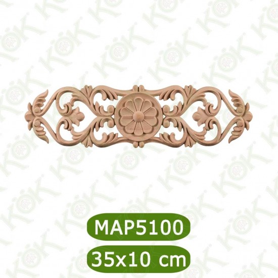 MAP-5100-35-ДЕКОРАТИВНА ДЪРВЕНА НАДЛЕПКА