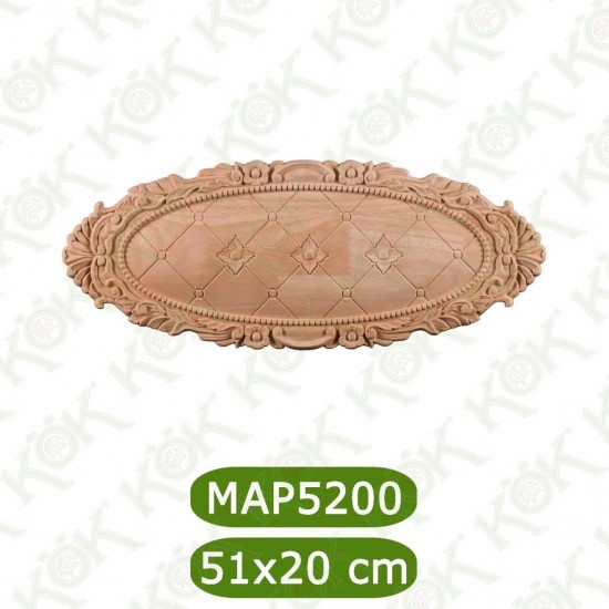 MAP-5200-51-ДЕКОРАТИВНА ДЪРВЕНА НАДЛЕПКА