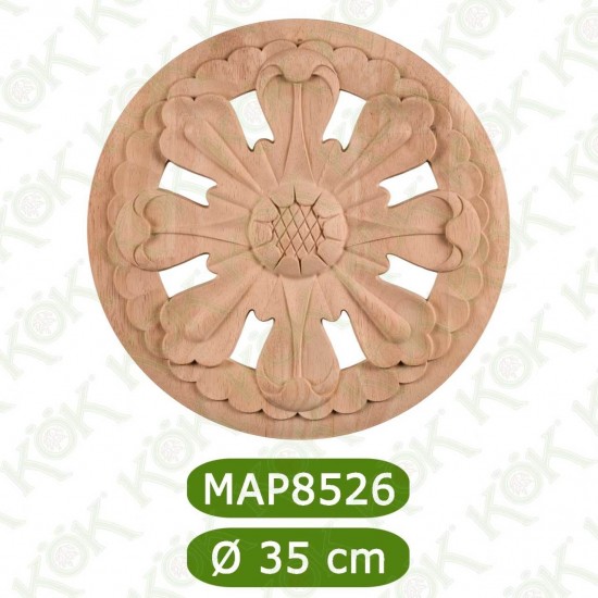 MAP-8526-35-ДЕКОРАТИВНА ДЪРВЕНА НАДЛЕПКА