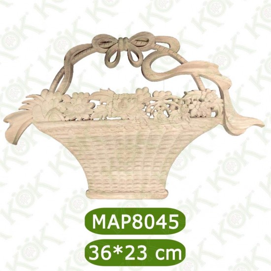 MAP8045 36*23 ДЕКОРАТИВНА ДЪРВЕНА НАДЛЕПКА