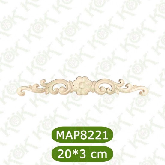 MAP8221-20*3*0.8 ДЕКОРАТИВНА ДЪРВЕНА НАДЛЕПКА