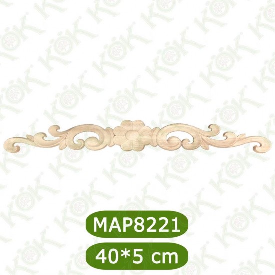 MAP8221-40*5*0.8 ДЕКОРАТИВНА ДЪРВЕНА НАДЛЕПКА