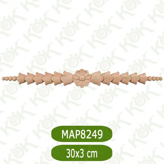 MAP8249-30*3*1 ДЕКОРАТИВНА ДЪРВЕНА НАДЛЕПКА