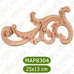 MAP8304-25*13*1.2 ДЕКОРАТИВНА ДЪРВЕНА НАДЛЕПКА
