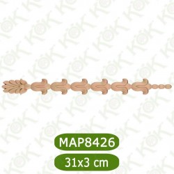 MAP8426-31*3*0.8 ДЕКОРАТИВНА ДЪРВЕНА НАДЛЕПКА