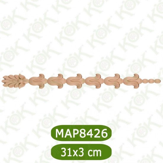MAP8426-31*3*0.8 ДЕКОРАТИВНА ДЪРВЕНА НАДЛЕПКА
