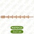 MAP8426-31*3*0.8 ДЕКОРАТИВНА ДЪРВЕНА НАДЛЕПКА