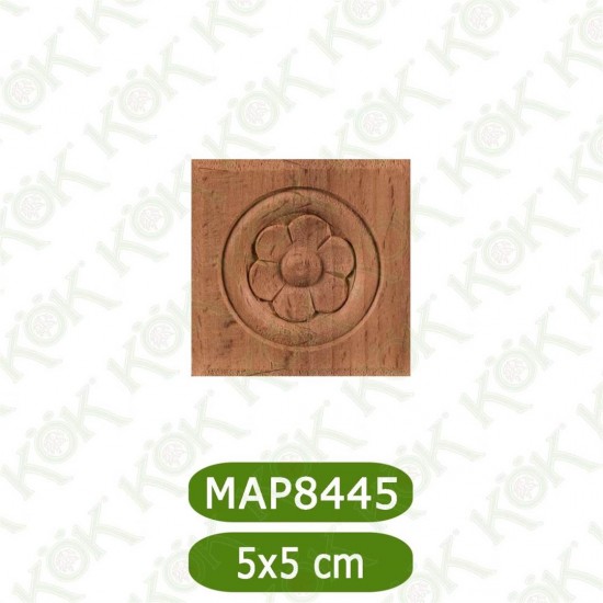 MAP8445-5*5*0.8 ДЕКОРАТИВНА ДЪРВЕНА НАДЛЕПКА