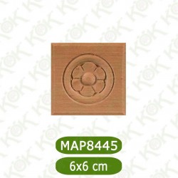 MAP8445-6*6*0.8 ДЕКОРАТИВНА ДЪРВЕНА НАДЛЕПКА