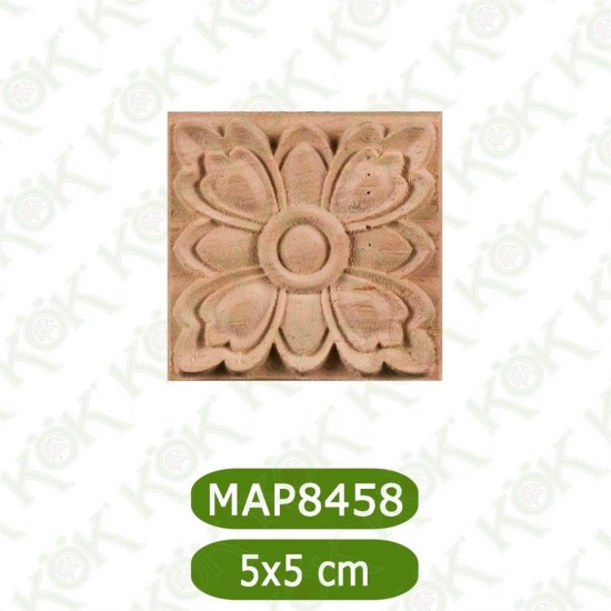 MAP8458-5*5*1 ДЕКОРАТИВНА ДЪРВЕНА НАДЛЕПКА