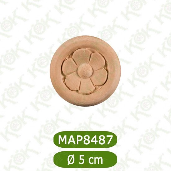 MAP8487-5*5*1 ДЕКОРАТИВНА ДЪРВЕНА НАДЛЕПКА