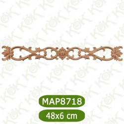 MAP8718-48*6*1 ДЕКОРАТИВНА ДЪРВЕНА НАДЛЕПКА