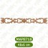 MAP8718-48*6*1 ДЕКОРАТИВНА ДЪРВЕНА НАДЛЕПКА