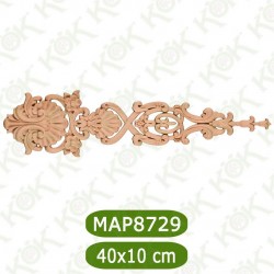MAP8729-40*10*0.8 ДЕКОРАТИВНА ДЪРВЕНА НАДЛЕПКА