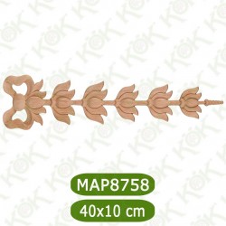 MAP8758-40*10*0.8 ДЕКОРАТИВНА ДЪРВЕНА НАДЛЕПКА