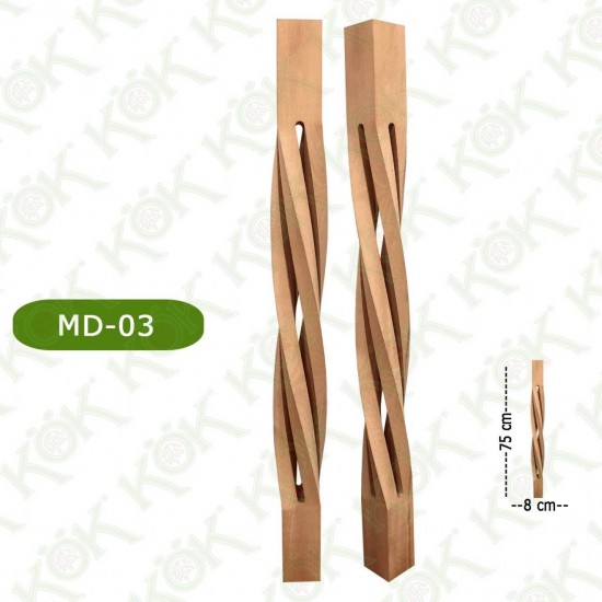 MD-03 Колонка за парапет