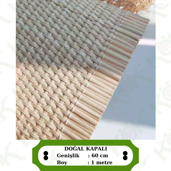 Овално затворено плетено сламенокафяво 3*3 мм - 60 см