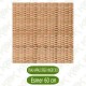 Овално затворено плетено сламенокафяво 3*3 мм - 60 см